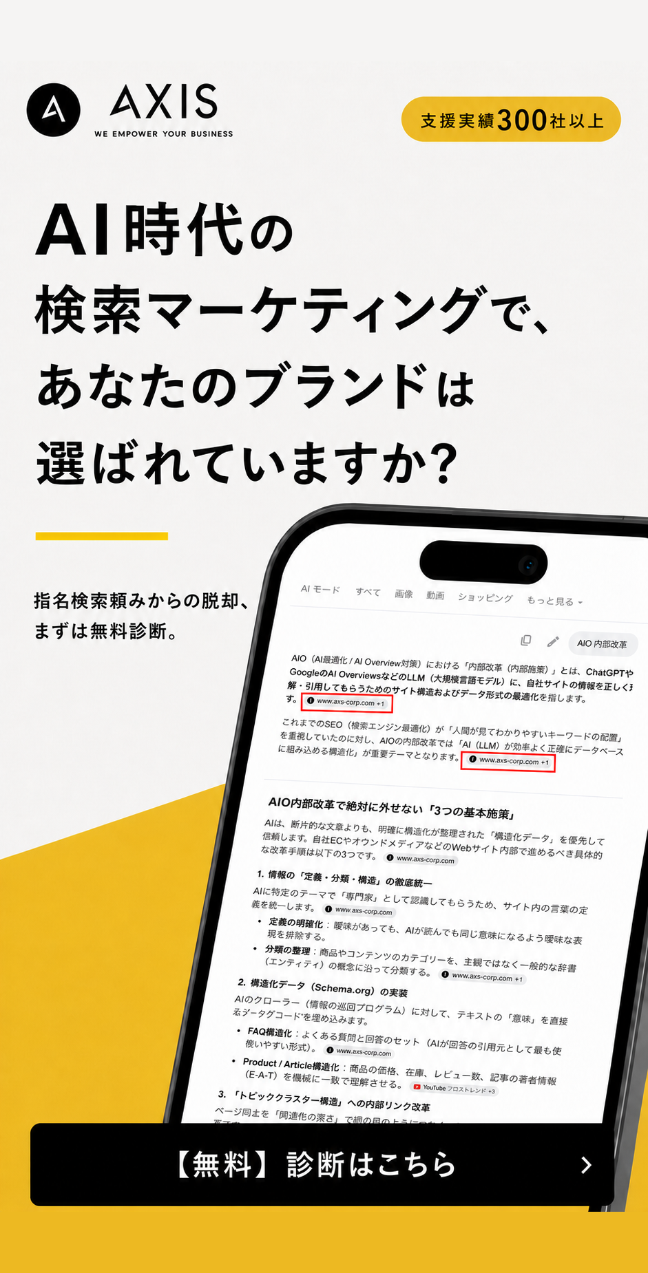 AXIS AI検索マーケティング支援サービス
